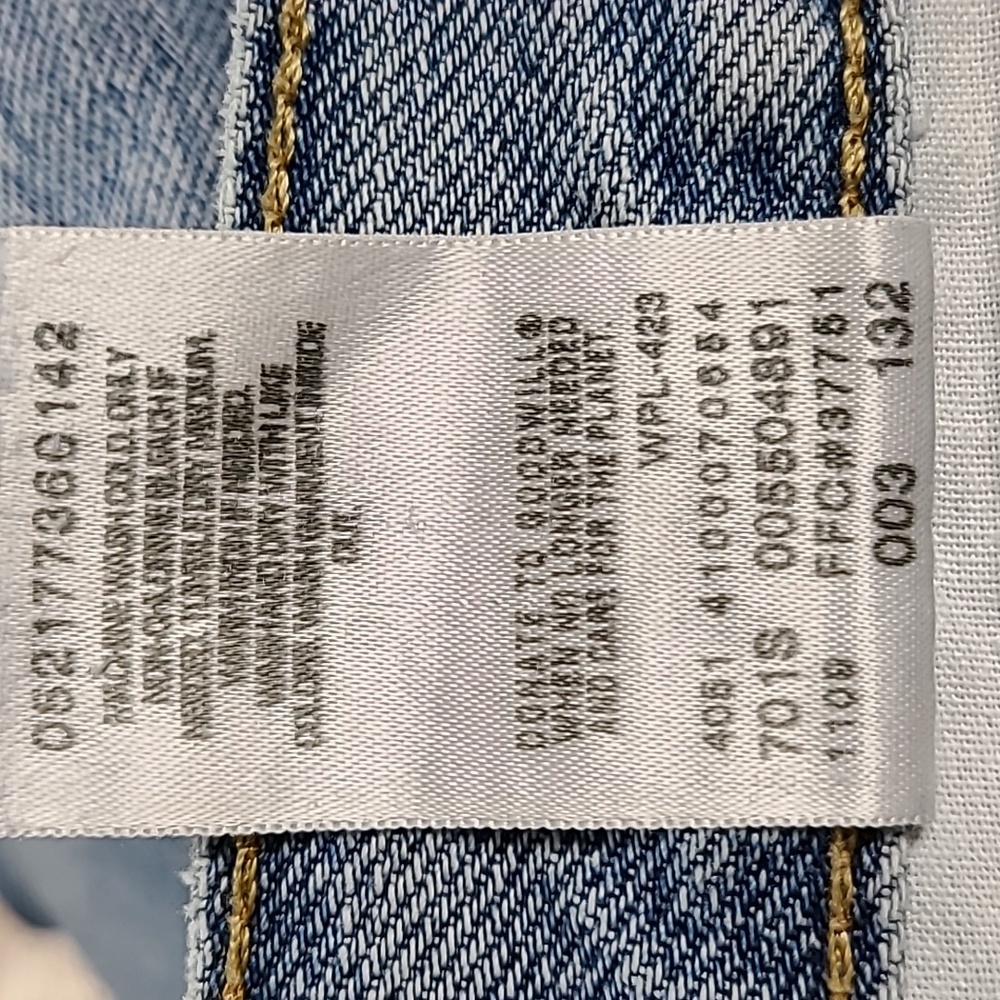 1990s LEVIS 550 MENS 40x27 VINTAGE PRE-OWNED RELAXED FIT DENIM STRIGHT JEANS - Picture 7 of 8